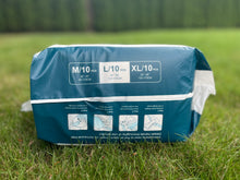 Load image into Gallery viewer, Eco Friendly, Biodegradable Premium Adult Diaper Taped Briefs - Large ( 10 Briefs)