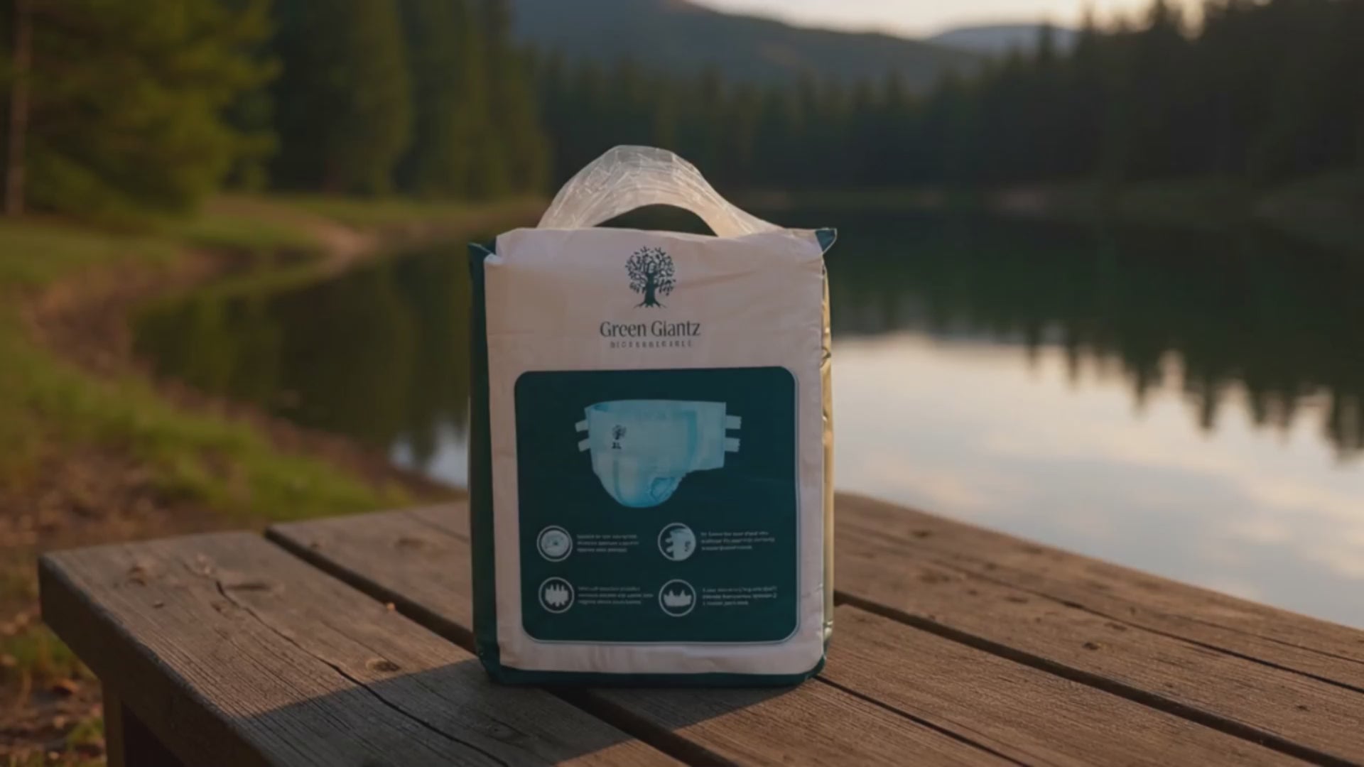 Eco-Friendly, Biodegradable Premium Adult Diaper Taped Briefs