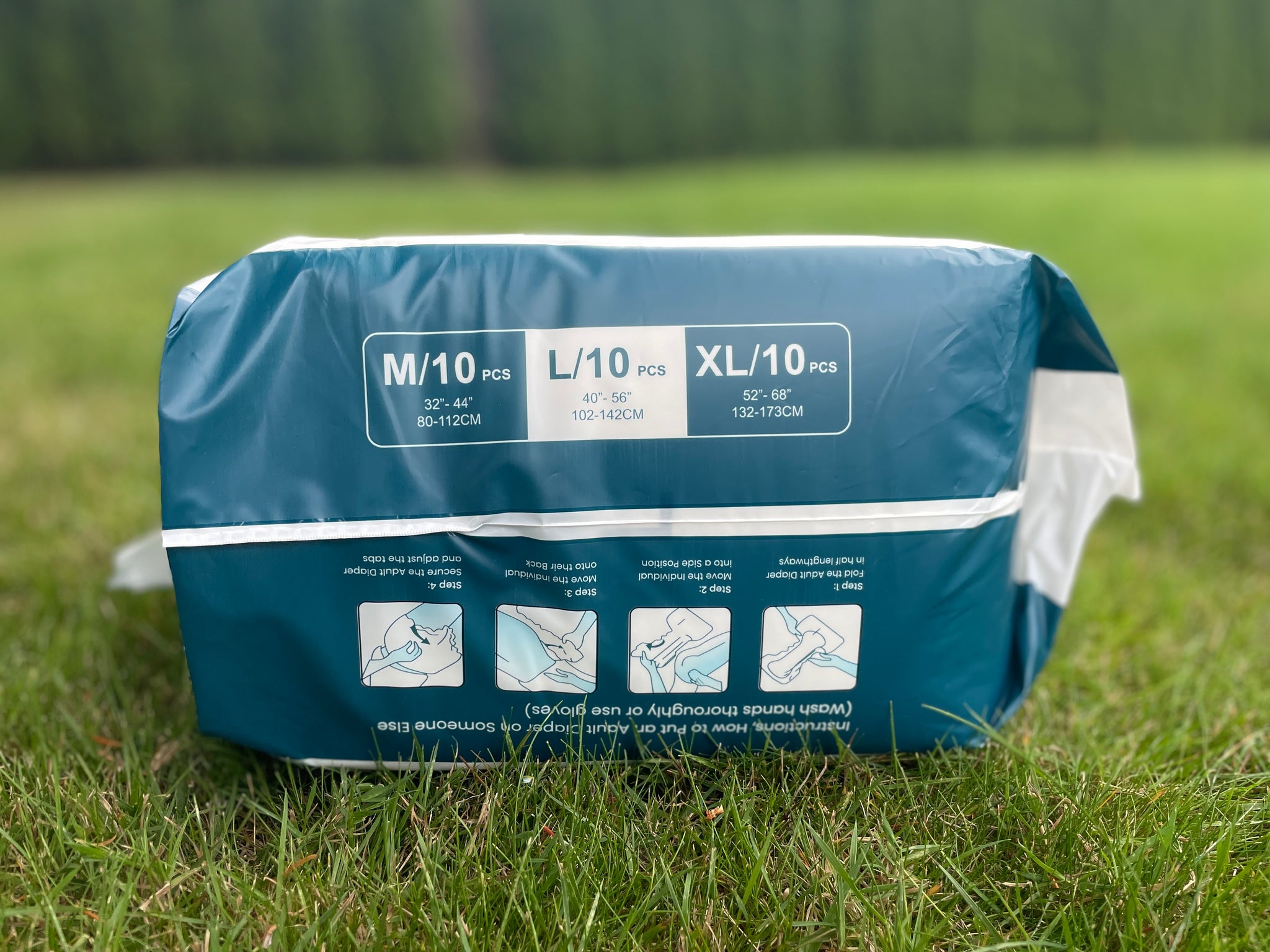 Eco-Friendly, Biodegradable Premium Adult Diaper Taped Briefs